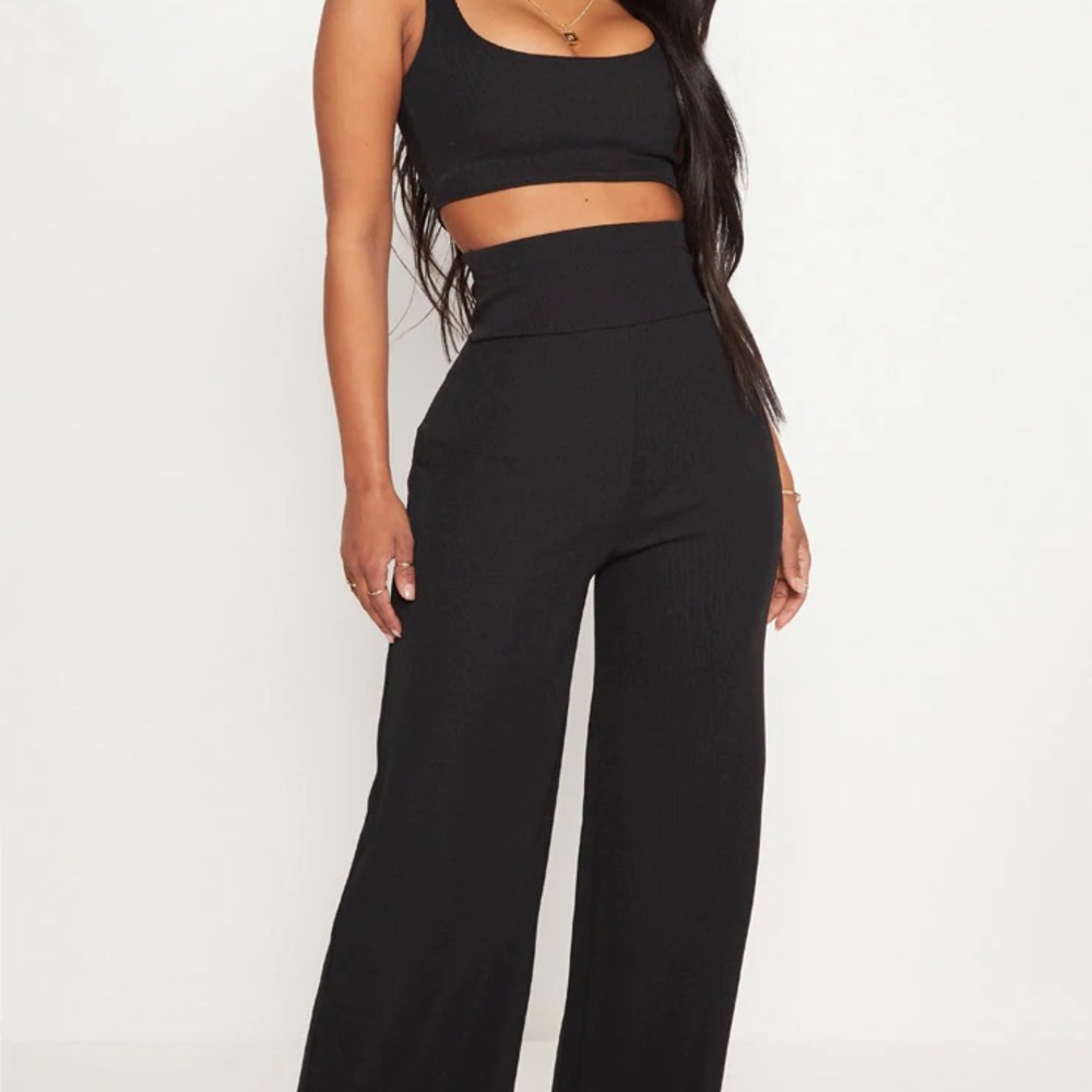 PLT Extreme High Waist Wide Leg Pants